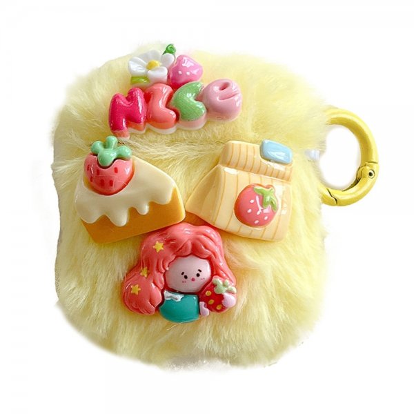 AirPods 1/2 Cover Plys Gul
