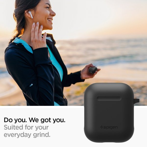 Spigen AirPods 1/2 Cover Silicone Case Sort