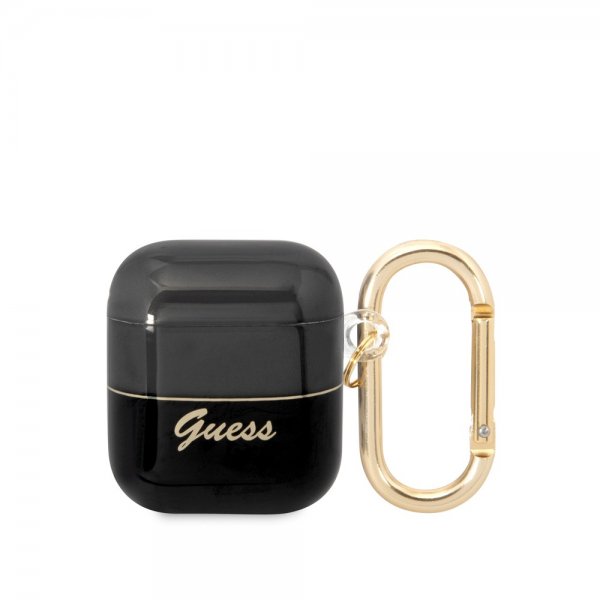 Guess AirPods 1/2 Cover Translucent Sort