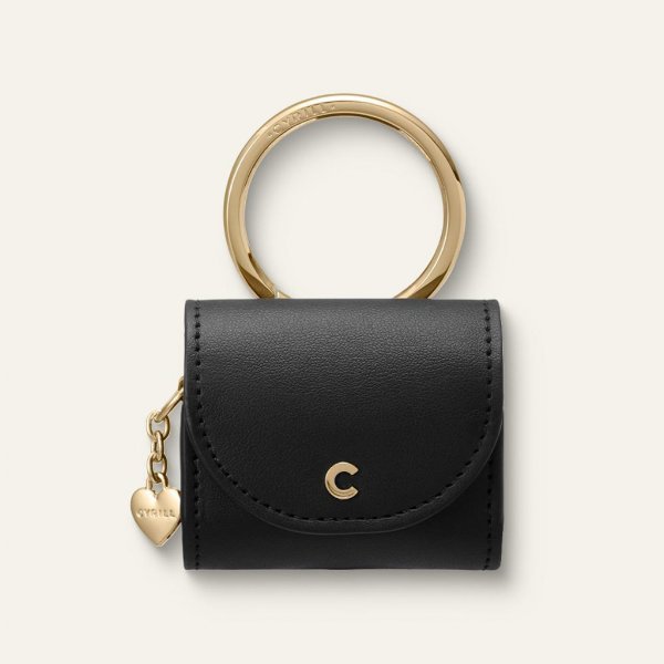 Cyrill AirPods 3 Etui Mini Bag Classic Læder Sort