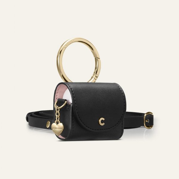 Cyrill AirPods 3 Etui Mini Bag Classic Læder Sort