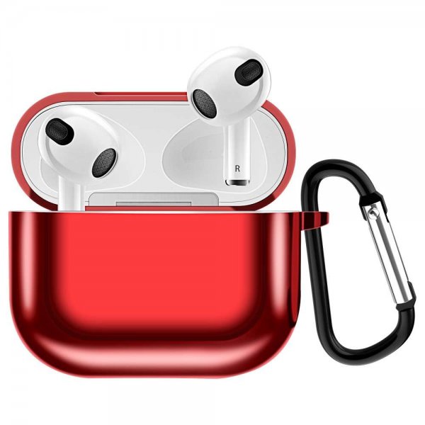 AirPods 3 Etui Belagt Rød
