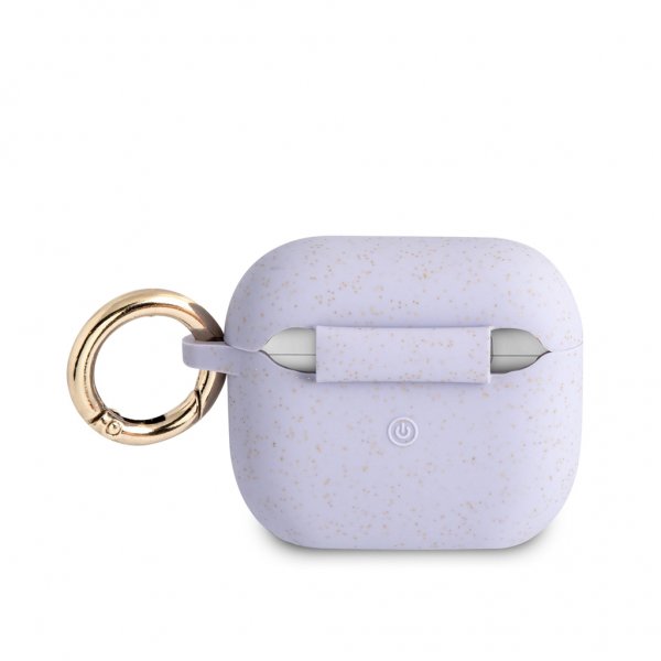 Guess AirPods 3 Etui Printed Logo Violet