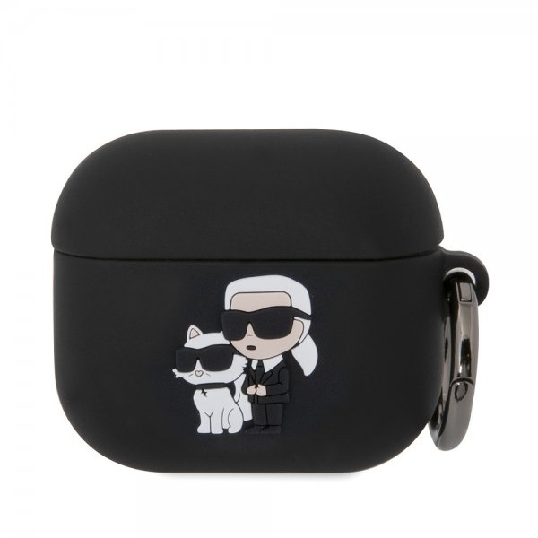 Karl Lagerfeld AirPods 3 Cover 3D Logo Sort