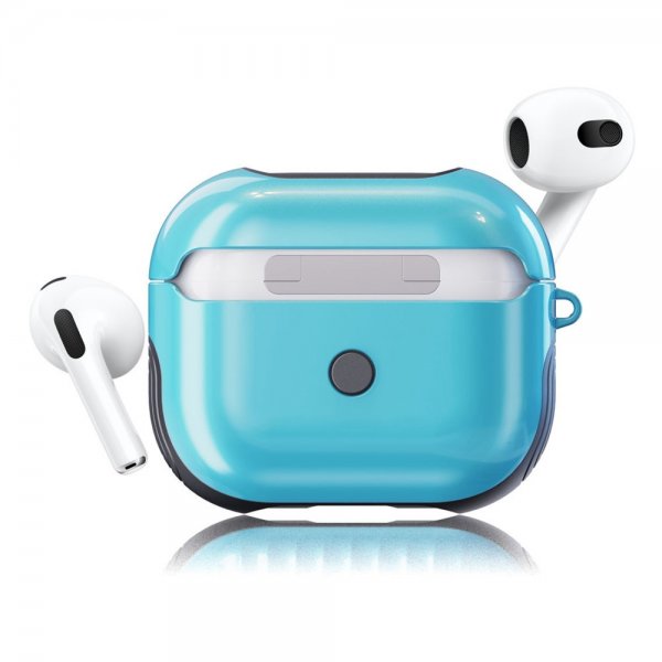 AirPods 3 Etui Gummibelagt Cyan