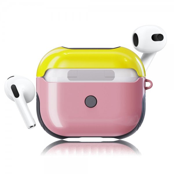 AirPods 3 Cover Gummieret Lyserød Gul