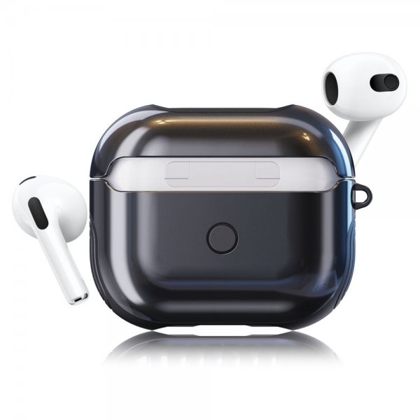 AirPods 3 Etui Gummeret Sort