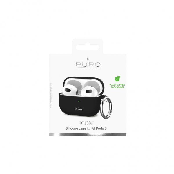Puro AirPods 3 Cover Icon Sort