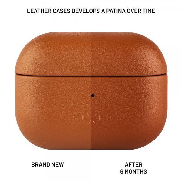 Repareret AirPods 3 Cover PodsLeather MagSafe Brun