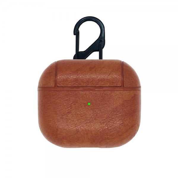 AirPods 3 Etui PU-læder Lysebrun