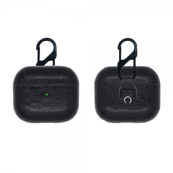 AirPods 3 Etui PU-læder Sort