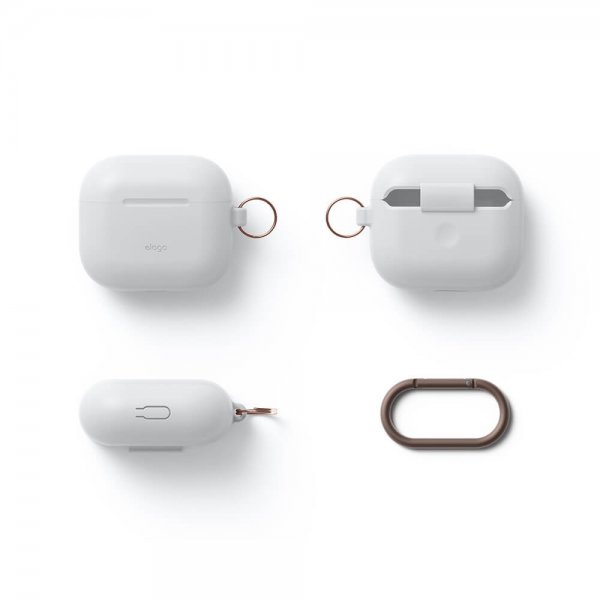 Elago AirPods 3 Skal Silicone Hang Case Nightglow Blue