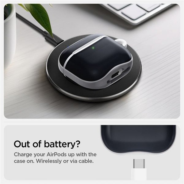 Spigen AirPods 4 Cover Classic C1 Graphite