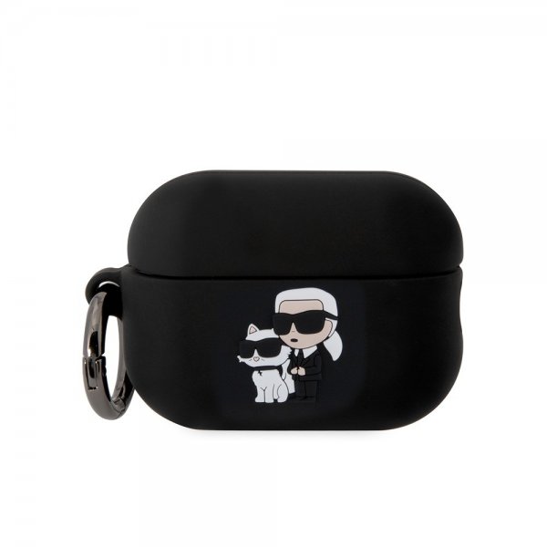 Karl Lagerfeld AirPods Pro 2 Cover 3D Logo Sort
