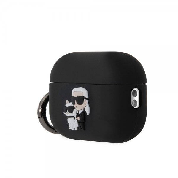 Karl Lagerfeld AirPods Pro 2 Cover 3D Logo Sort