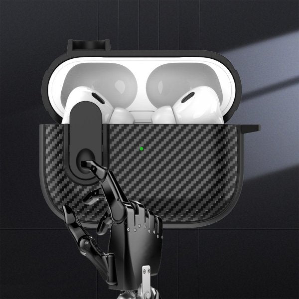 AirPods Pro 2 Cover Kulfibermønster Lysegrøn