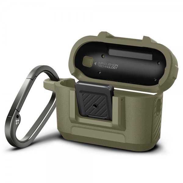 Spigen AirPods Pro 2 Cover Lock Fit Vintage Khaki