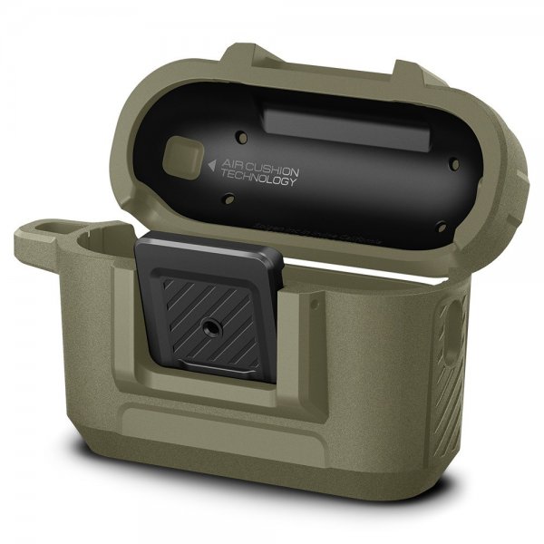 Spigen AirPods Pro 2 Cover Lock Fit Vintage Khaki