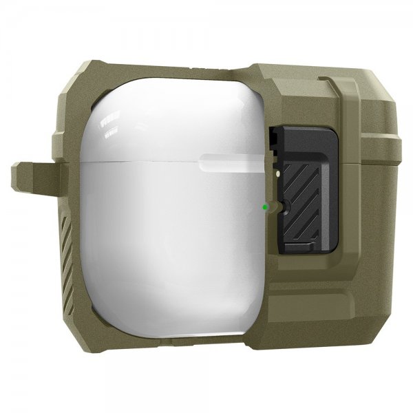 Spigen AirPods Pro 2 Cover Lock Fit Vintage Khaki