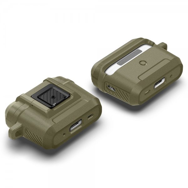 Spigen AirPods Pro 2 Cover Lock Fit Vintage Khaki