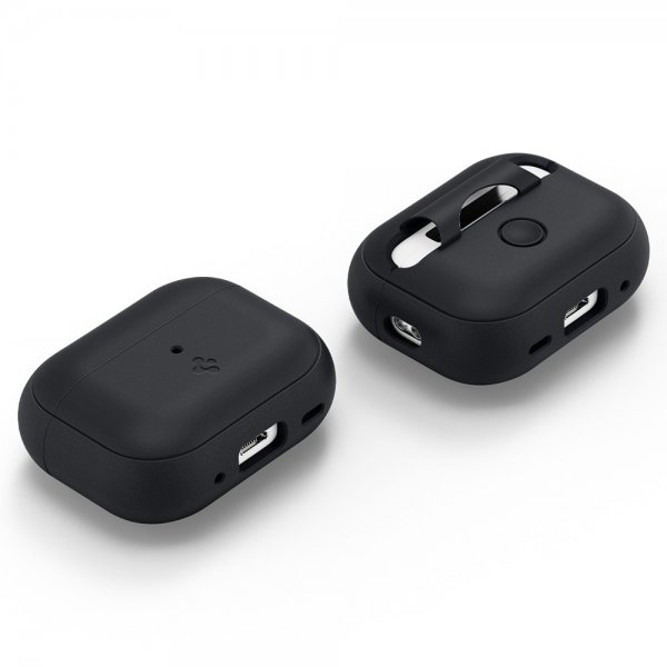 Spigen AirPods Pro 2 Skal Silicone Fit + Rem Sort