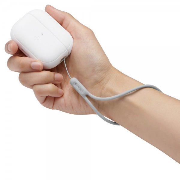 Spigen AirPods Pro 2 Cover Silicone Fit + Rem Hvid