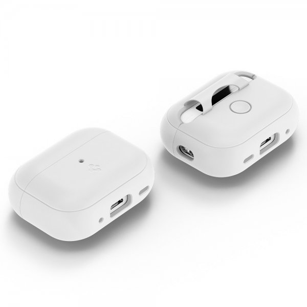 Spigen AirPods Pro 2 Cover Silicone Fit + Rem Hvid