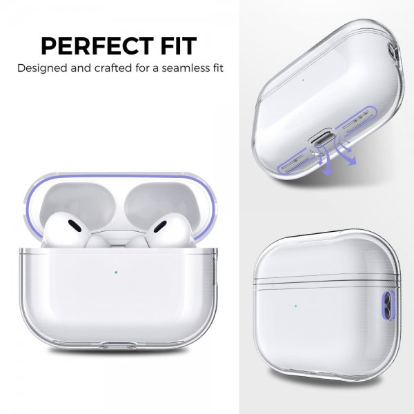 Ahastyle AirPods Pro 2 Transparent etui
