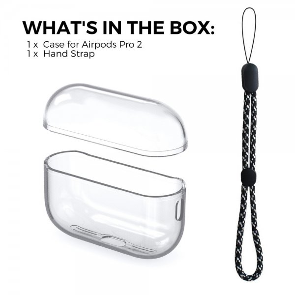 Ahastyle AirPods Pro 2 Transparent etui