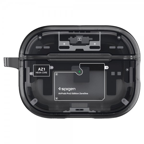 Spigen AirPods Pro 2 Cover Ultra Hybrid Zero One MagFit Sort