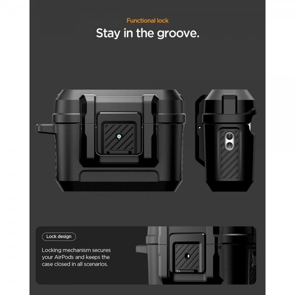 Spigen AirPods Pro 3 Cover Lock Fit Mat Sort