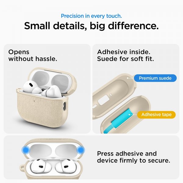 Spigen AirPods Pro 3 Cover Urban Fit Dune Beige
