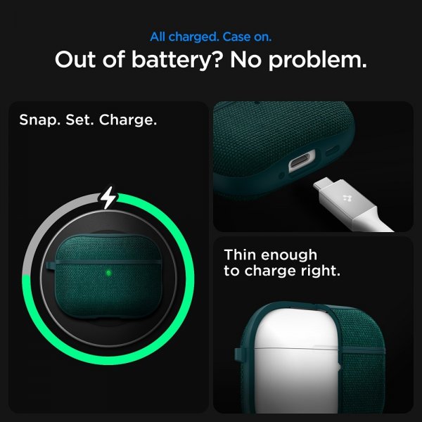 Spigen AirPods Pro 3 Cover Urban Fit Midnight Green