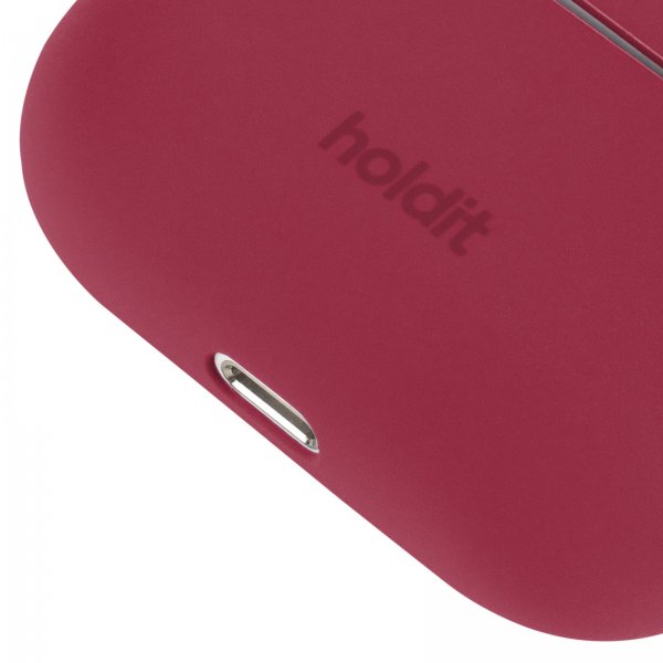 holdit AirPods Pro/AirPods Pro 2 Cover Silikone Red Velvet