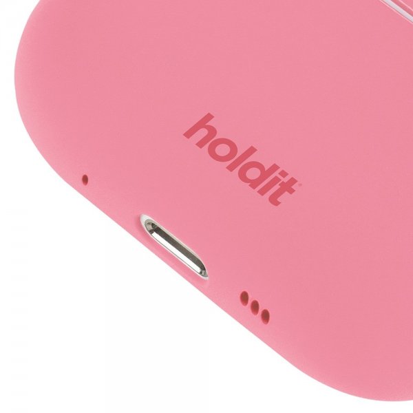 holdit AirPods Pro/AirPods Pro 2 Cover Silikone Rouge Pink