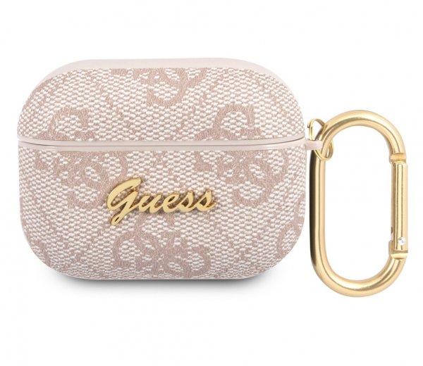 Guess AirPods Pro Cover 4G Script Pink