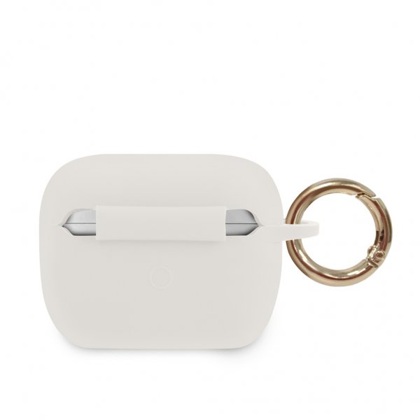 Guess AirPods Pro Skal Gold Triangle Vit