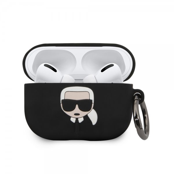 Karl Lagerfeld AirPods Pro Skal Iconic Cover Sort