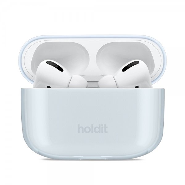 holdit AirPods Pro/AirPods Pro 2 Cover Seethru Mineral Blue