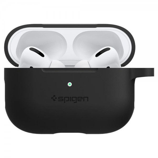 Spigen AirPods Pro Cover Silicone Fit Sort