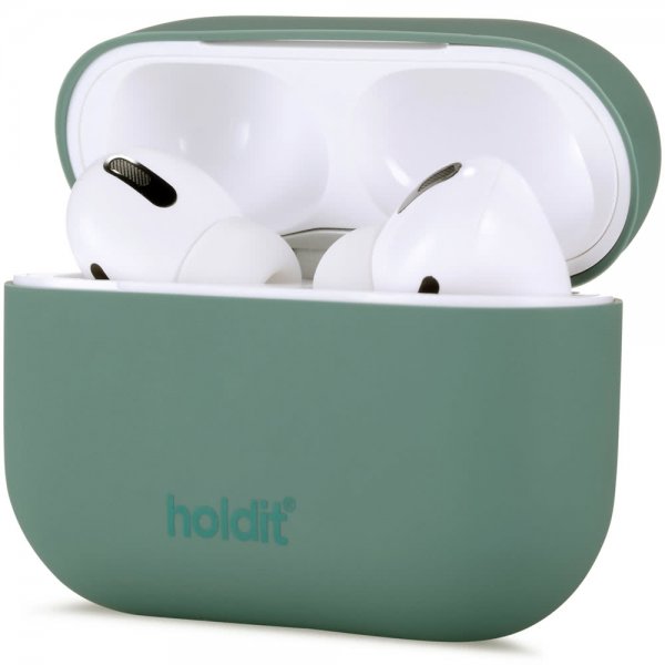 holdit AirPods Pro/AirPods Pro 2 Cover Silikone Moss Green