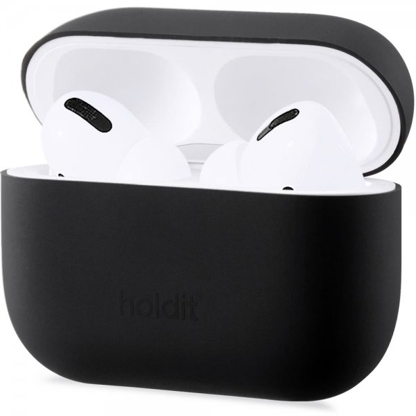 holdit AirPods Pro/AirPods Pro 2 Cover Silikone Sort