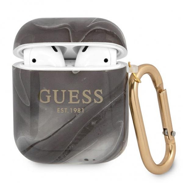 Guess AirPods (1/2) Cover Shiny Marble Sort