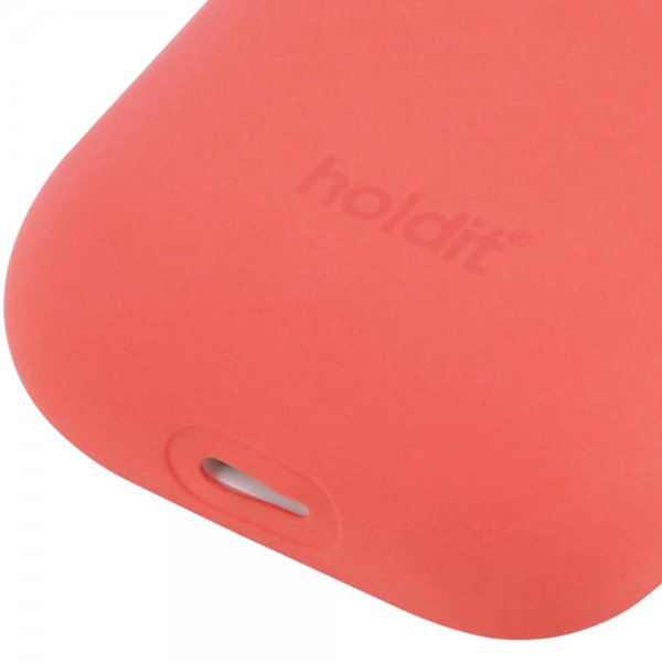holdit AirPods (1/2) Cover Silikone Nygård Coral