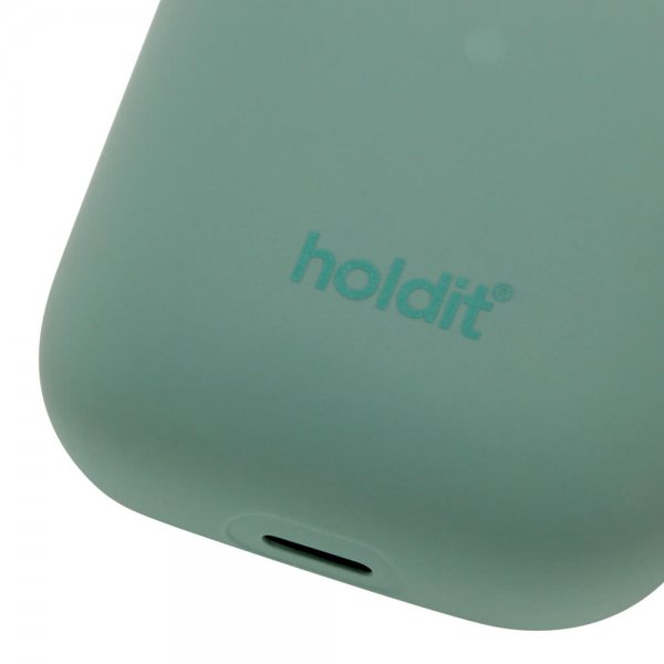 Holdit AirPods (1/2) Cover Silikone Nygård Moss Green