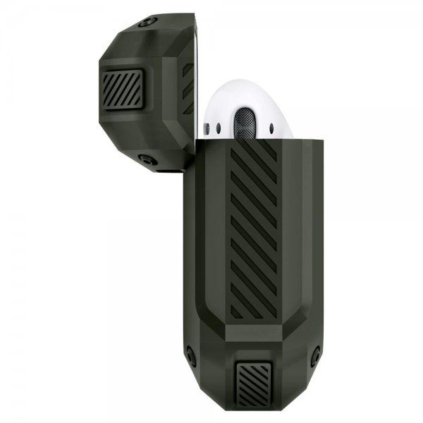 Spigen AirPods (1/2) Cover Tough Armor Militærgrøn