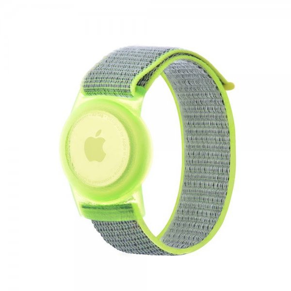 Mobile Origin AirTag-armbånd Nylon Grøn
