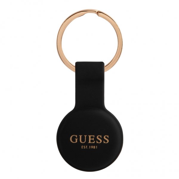 Guess AirTag Holder med Logo Sort