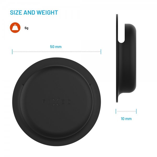 Fixed AirTag Holder Silky Sticker 2-pak Sort