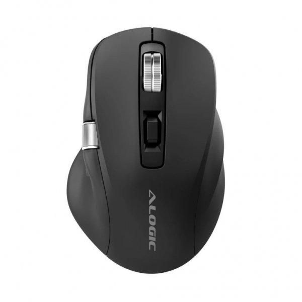 ALOGIC Trådløs Mus Apex Bluetooth USB-C Genopladelig 7 knapper Sort